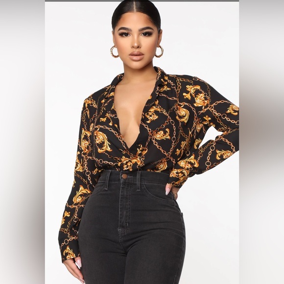 NWT Fashion Nova Blouse - Picture 1 of 6